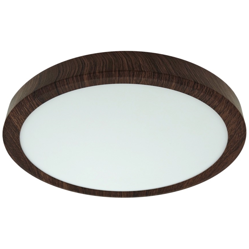 LED stropna svjetiljka LED/18W/230V 3000/4000/6500K pr. 23 cm smeđa